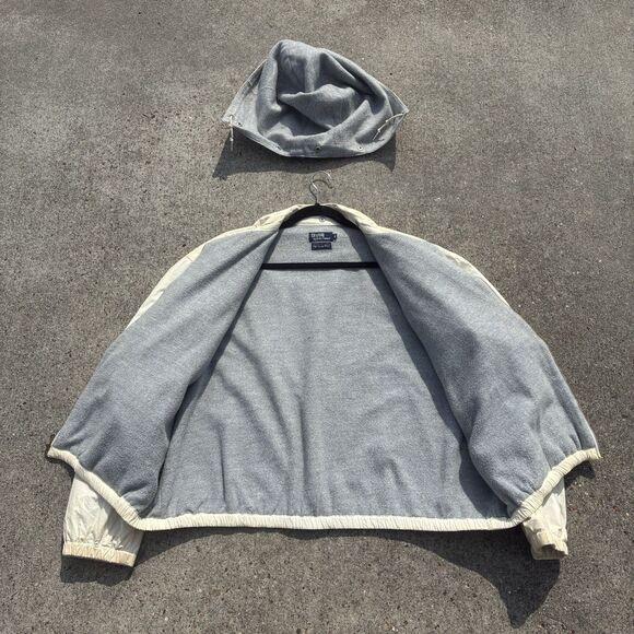 Vintage Polo Ralph Lauren Harrington Lined Jacket XL Removable Hood USA Made - Picture 3 of 15